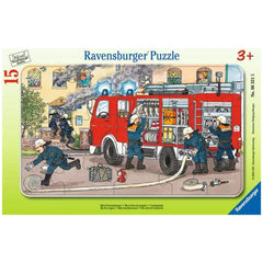 Ravensburger - Il mio camion dei pompieri - 15 pezzi - Puzzle