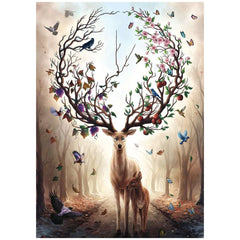 Ravensburger - Puzzle 1000 Pieces Fantasy Magical Deer - Puzzles