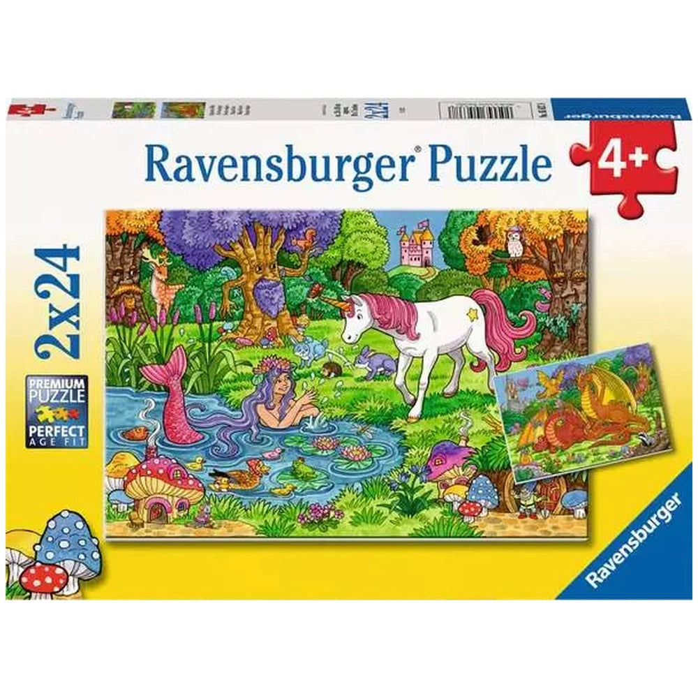 Ravensburger Puzzle 2x24 Pezzi Giochi Educativi