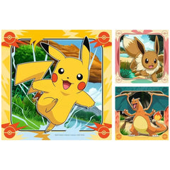 Ravensburger - Puzzle 3x49 pezzi Pokemon - Puzzle