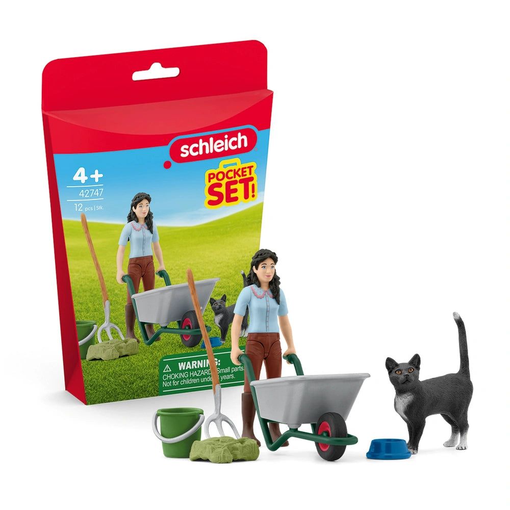 Schleich - Set di Giocattoli Pocket Farm World