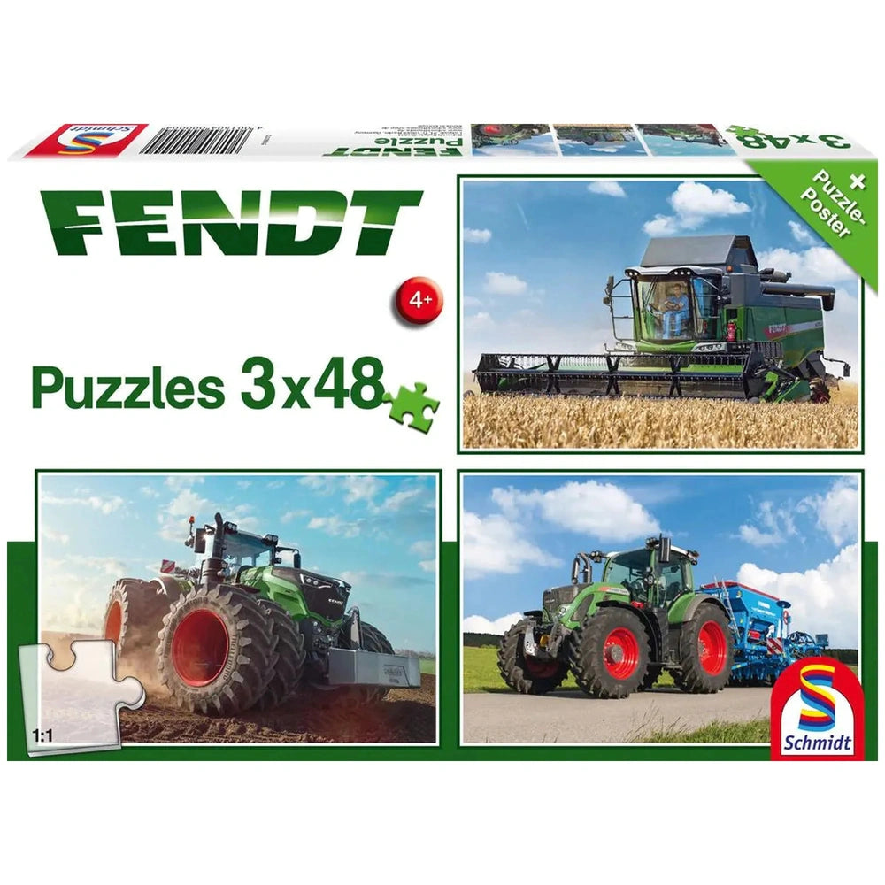 Schmidt Spiele - Fendt 1050 Vario / 724 Vario / 6275L 48 Pcs - Puzzles