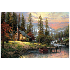 Schmidt Spiele - Casa nelle Montagne 500 Pz - Puzzle