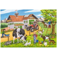 SCHMIDT SPIELE - On the farm 3x24 Pcs Children’s puzzles - Puzzles