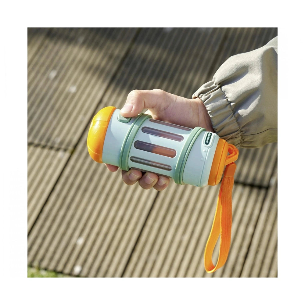Scout 2-in-1 Kids Flashlight designed for outdoor play, featuring a durable and colorful design for adventurous activities.