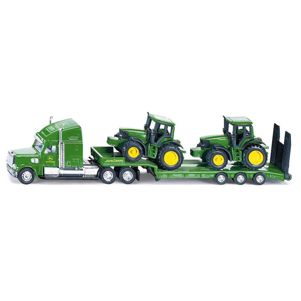 Siku - Rimorchio ribassato con trattori John Deere - Veicoli da gioco