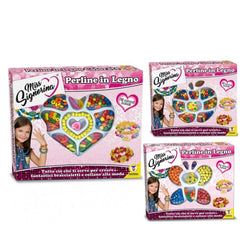 Teorema - Kit per la creazione di gioielli con perline di legno - Arte e Fai da Te