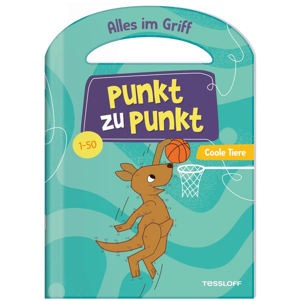 TESSLOFF - Point to Point Cool Animals Activity Book - Educational - German Edition