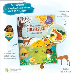 TROTSCH - Il mio grande libro di adesivi Stagioni - Edizione tedesca