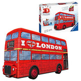 Ravensburger red london bus 3d jigsaw puzzle for kids age 8 years up - 216 pieces