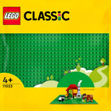 LEGO 11023 Classic Green Baseplate, Square 32x32 Stud Building Base, Build and Display Board