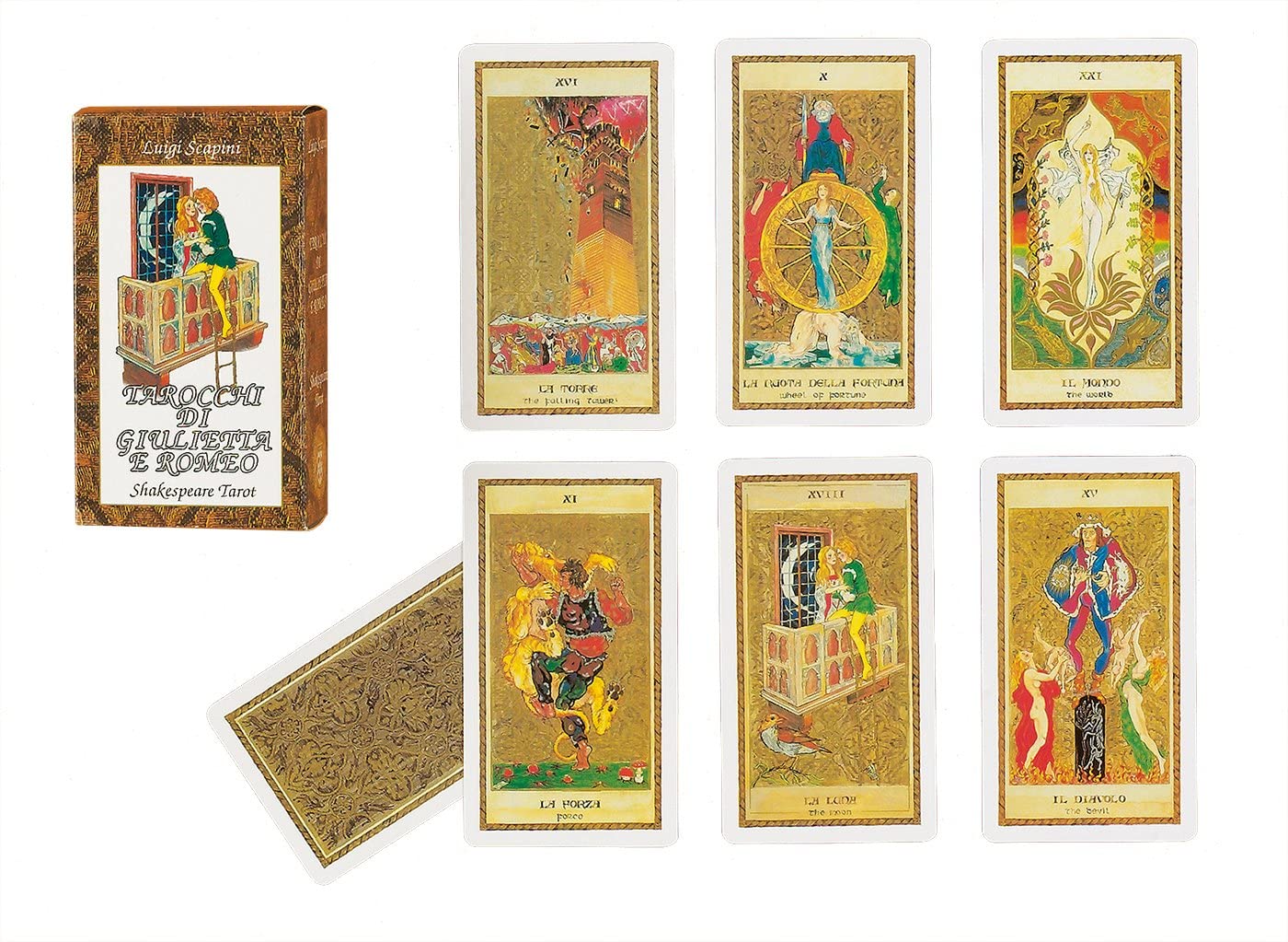 DAL NEGRO - Tarot format cards - Tarot of Romeo and Giulietta