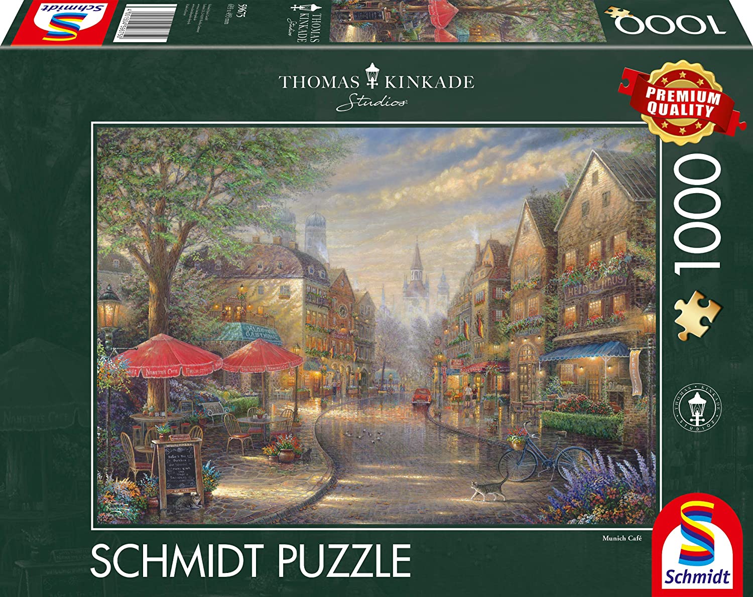 Schmidt Spiele Puzzle - Thomas Kinkade - Cinderella II + Mat, 1000