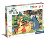 CLEMENTONI - Puzzle - Winnie the Pooh - Maxi 24 Pieces - Age: 3